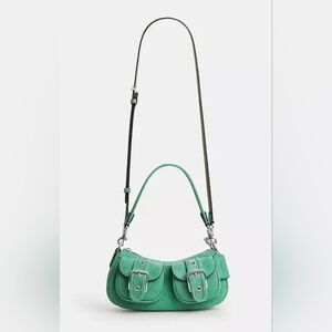 Coach Ashton Mint Suede Y2K Aesthetic Shoulder/Crossbody Bag NWT!